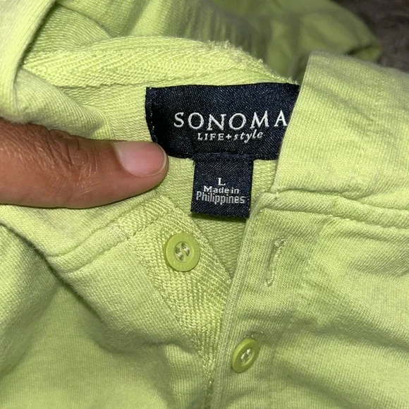 Women’s Lime Green Pullover - Picture 2 of 3